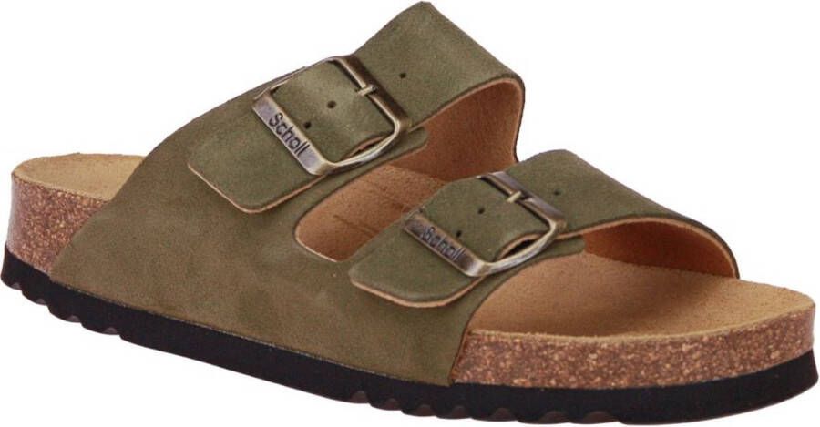 Scholl Josephine Sandalen groen Suede Dames - Foto 12