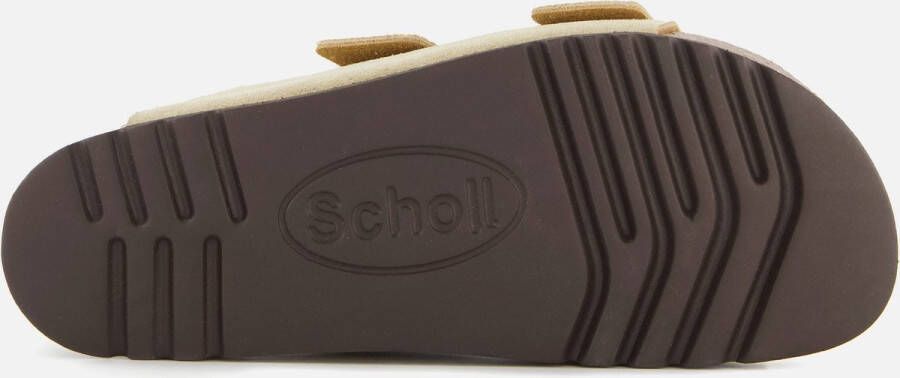 Scholl Sandalen Julien 2 Riemen Suede Heren Khaki - Foto 7