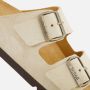 Scholl Sandalen Julien 2 Riemen Suede Heren Khaki - Thumbnail 9