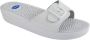 Scholl NEW MASSAGE PVC Womens White FALSO Mules White - Thumbnail 5