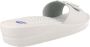 Scholl NEW MASSAGE PVC Womens White FALSO Mules White - Thumbnail 7
