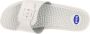 Scholl NEW MASSAGE PVC Womens White FALSO Mules White - Thumbnail 10
