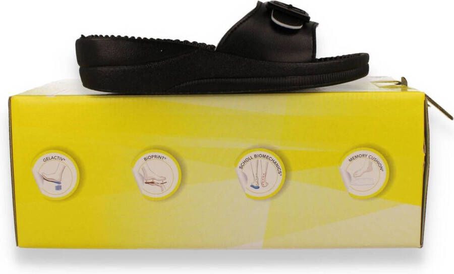 Scholl New Massage Sandalen zwart Synthetisch Dames