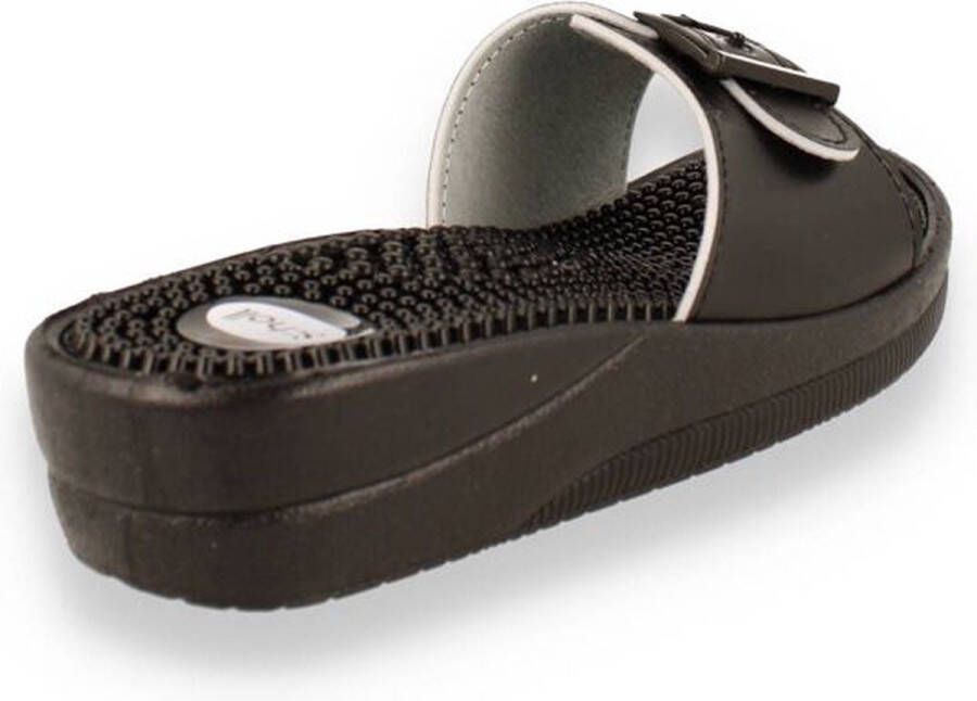 Scholl New Massage Sandalen zwart Synthetisch Dames