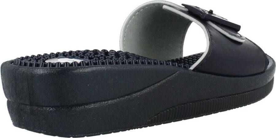 Scholl Slippers New Massage PVC Vrouwen Marineblauw