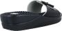 Scholl NEW MASSAGE PVC Womens Navy Blue FALSO Mules Navy Blue - Thumbnail 14