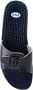 Scholl NEW MASSAGE PVC Womens Navy Blue FALSO Mules Navy Blue - Thumbnail 7
