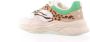 SCOTCH & SODA Celest Green Animal Chunky Wit Mesh Lage sneakers Dames - Thumbnail 8