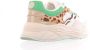 SCOTCH & SODA Celest Green Animal Chunky Wit Mesh Lage sneakers Dames - Thumbnail 11