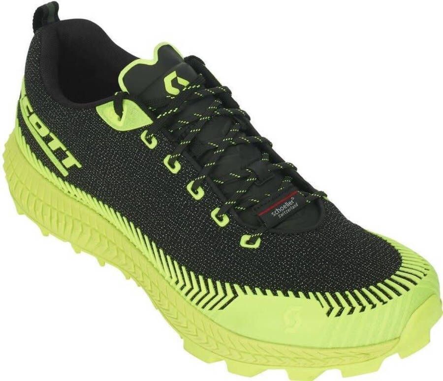 Scott Supertrac Ultra RC Zwart Geel Trailrunschoen