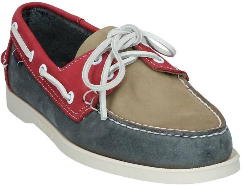 Sebago Dockside Grijze Bootschoenen Heren