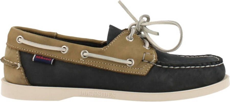 Sebago Dockside Grijze Bootschoenen Heren