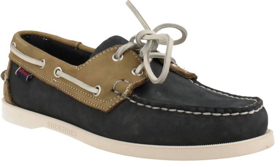 Sebago Dockside Grijze Bootschoenen Heren