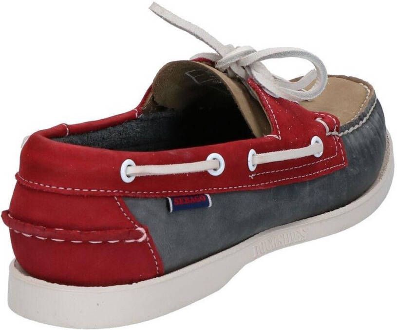 Sebago Dockside Grijze Bootschoenen Heren