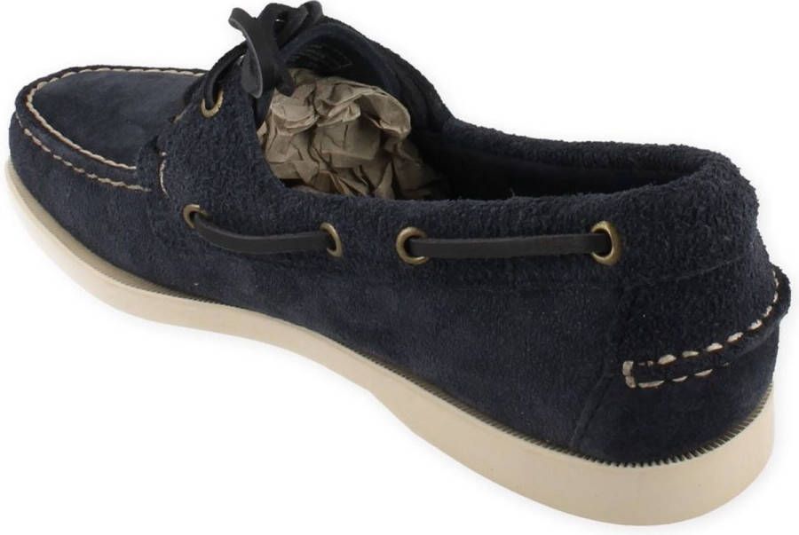 Sebago Veterschoen Heren Portland Flesh Out Blue Navy Blauw - Foto 13