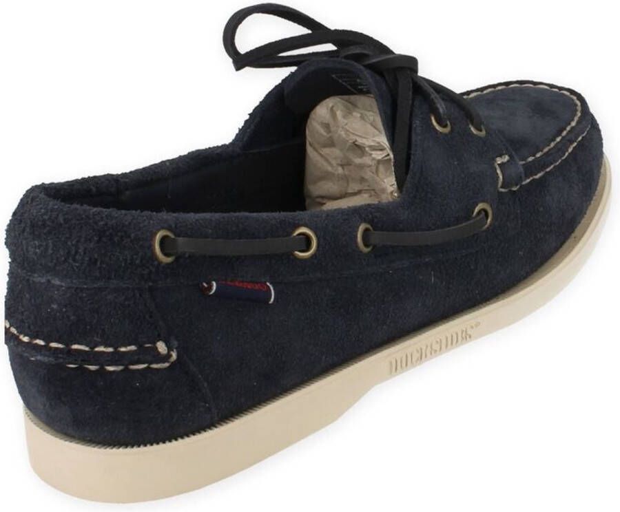 Sebago Veterschoen Heren Portland Flesh Out Blue Navy Blauw - Foto 10