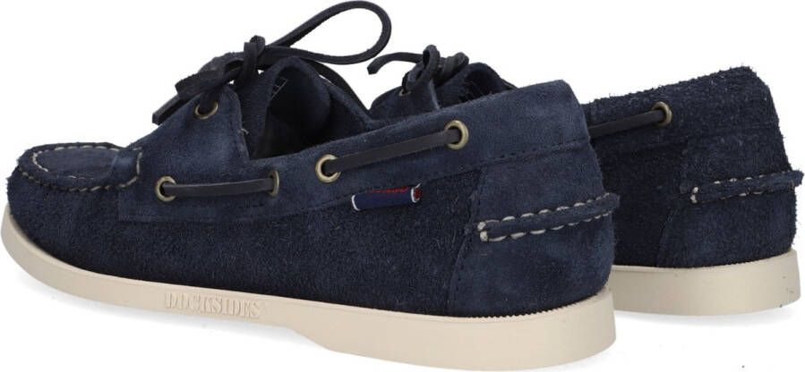 Sebago Veterschoen Heren Portland Flesh Out Blue Navy Blauw - Foto 11