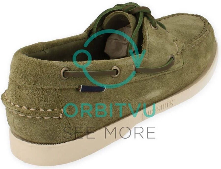 Sebago heren Portland Fl Out Green mIlitary Br Oliv KAKI