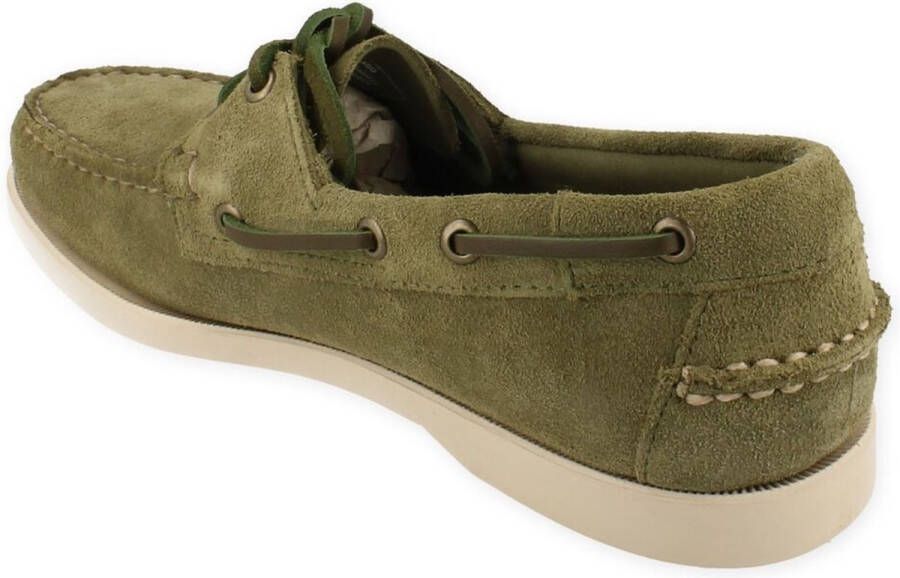 Sebago heren Portland Fl Out Green mIlitary Br Oliv KAKI