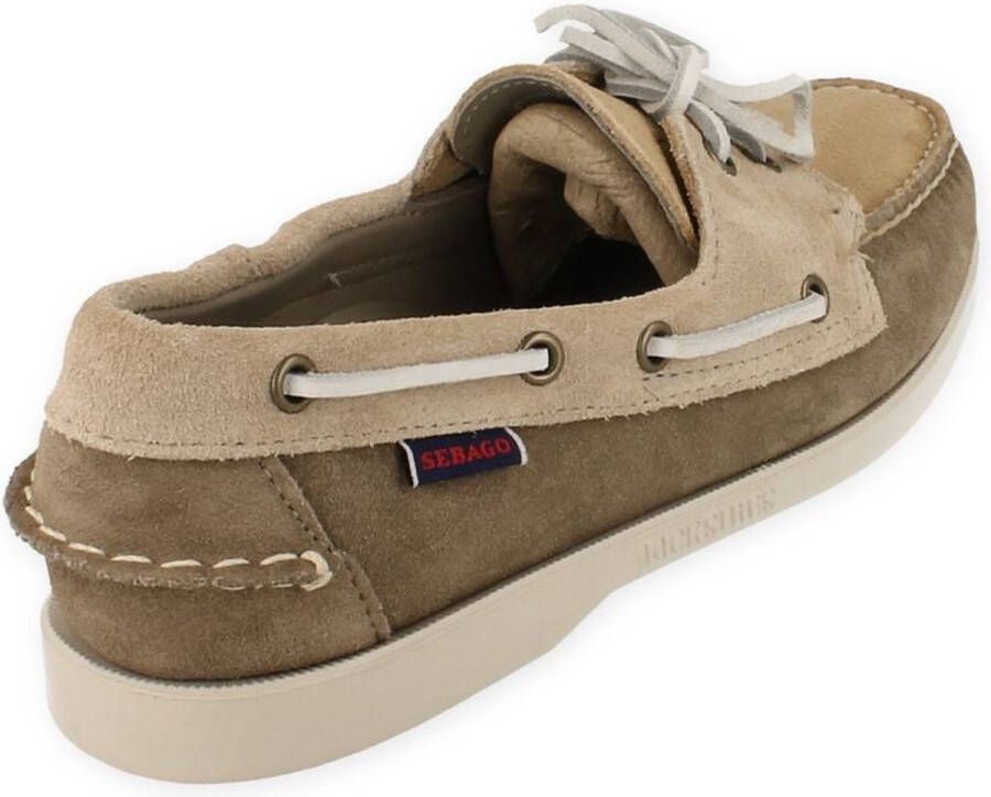 Sebago heren Portland JIB Sage BEIGE