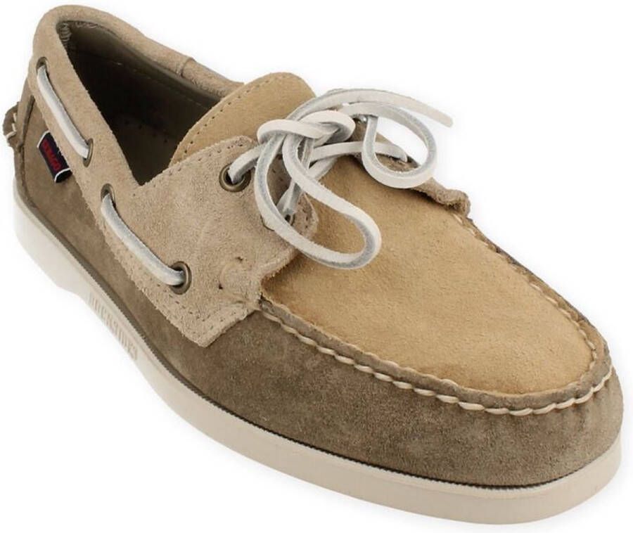 Sebago heren Portland JIB Sage BEIGE