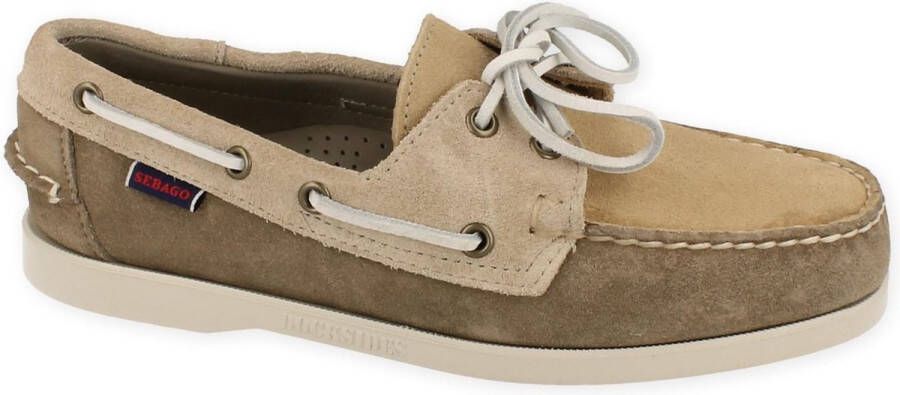 Sebago heren Portland JIB Sage BEIGE