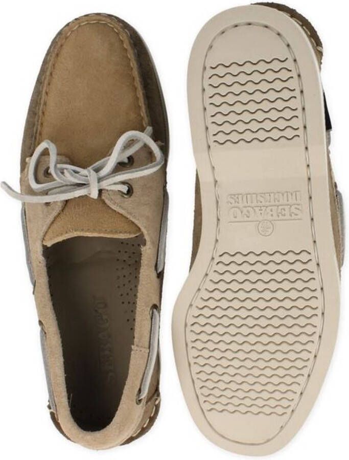 Sebago heren Portland JIB Sage BEIGE