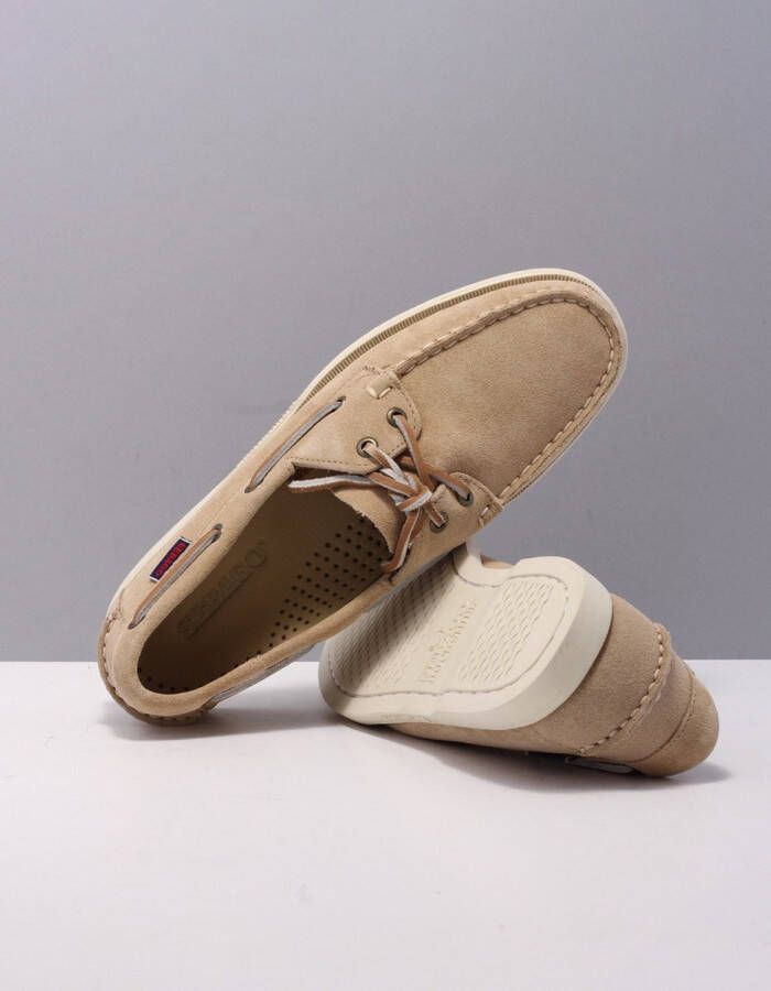 Sebago Schoenen Portland Beige Instappers
