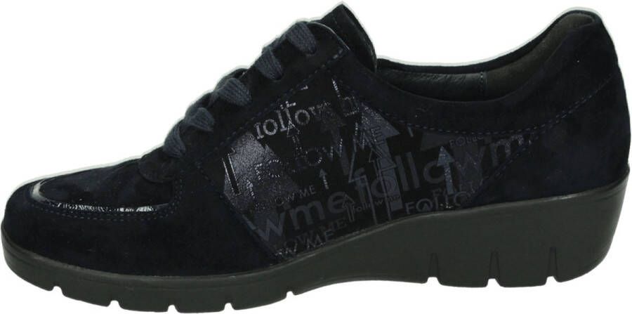 Semler J7085 Volwassenen Dames veterschoenen Blauw
