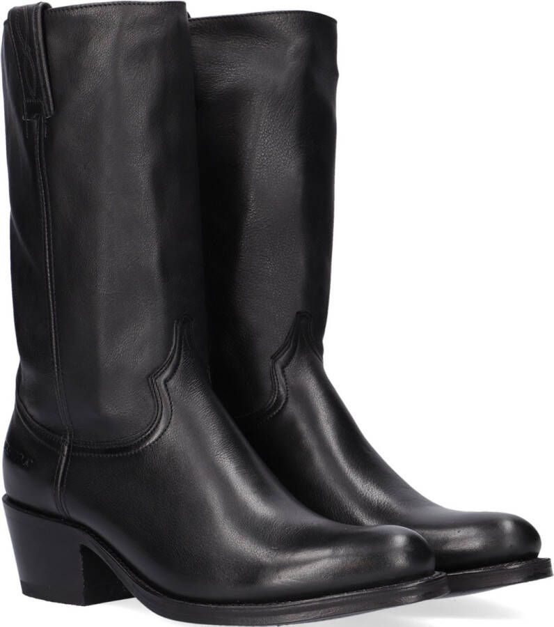 Sendra 14394 Laarzen Leer Dames Zwart