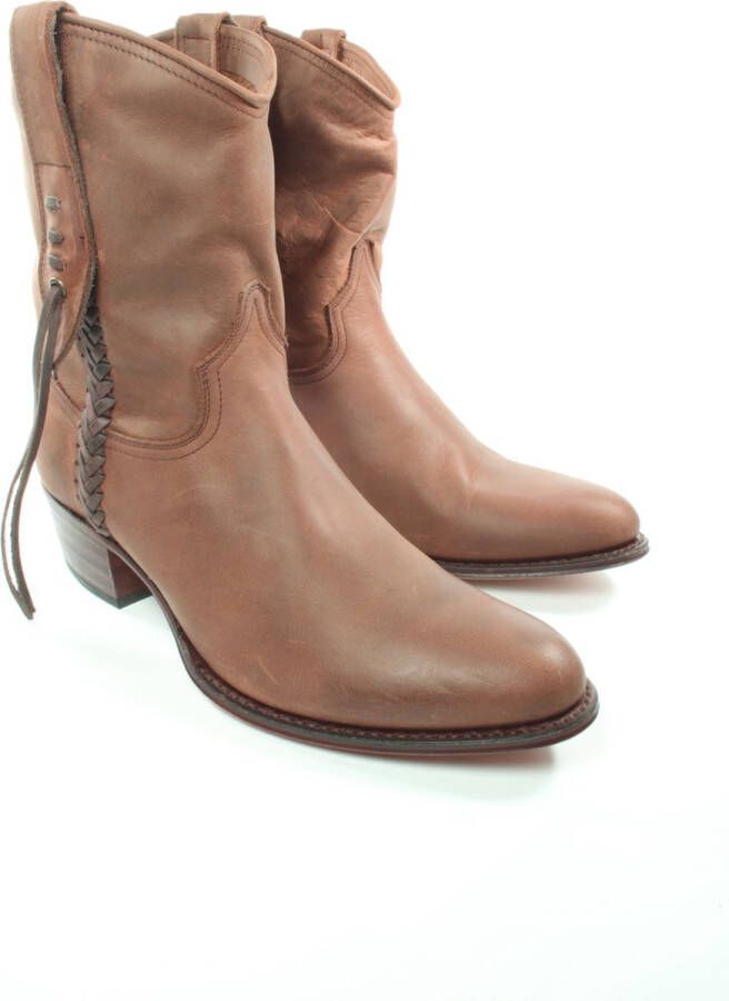 Sendra 8514 Feif- Bruin-Half hoge dames laarzen met stevige hak - Foto 5