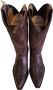 Sendra boots 11472 Cuervo Bruin Heren Laarzen Cowboy Western Boots Spitse Neus Schuine Hak Lederen Zool Sierstiksel Studs Vintage Look Echt Leer - Thumbnail 2