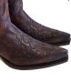 Sendra boots 11472 Cuervo Bruin Heren Laarzen Cowboy Western Boots Spitse Neus Schuine Hak Lederen Zool Sierstiksel Studs Vintage Look Echt Leer - Thumbnail 3