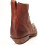 Sendra Boots 11783C Cuervo Cognac Handgemaakt Heren Cowboy Western Enkellaars Spitse Neus Ritssluiting Beetje Schuine Hak Echt Leer - Thumbnail 2