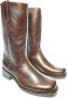 Sendra Boots 3162 Seahorse 84 Bruin Heren Basic Western Laars Ronde Neus Rechte Hak Leren Zool Rechte Schacht Trek Lussen Echt Leer - Thumbnail 6