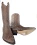 Sendra Boots 3241 Trenzado Cuervo West Bruin Handgemaakt Kuit Hoog Cowboy Laarzen Heren Spitse Neus Schuine Hak Gevlochten Wreef Echt Leer - Thumbnail 3