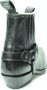 Sendra Boots 4674 Hilux Zwart Cowboy Western Korte Laarzen Heren Enkellaars Spitse Neus Beetje Schuine Hak Elastiek Sluiting Afneembaar Sierspoor Goodyear Welted Echt Leer - Thumbnail 6