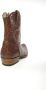 Sendra Boots 7370 Trenzado Bruin Heren Enkellaars Handgemaakt Cowboy Western Boots Gekleed Gevlochten Leren Ronde Neus Beetje Schuine Hak Rits Sluiting Echt Leer - Thumbnail 4