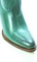 Sendra Boots 8481 Groen Donna Cuba Dames Enkellaars Hoge Hak Spitse Neus Rechte Schacht Treklussen Echt Leer - Thumbnail 5