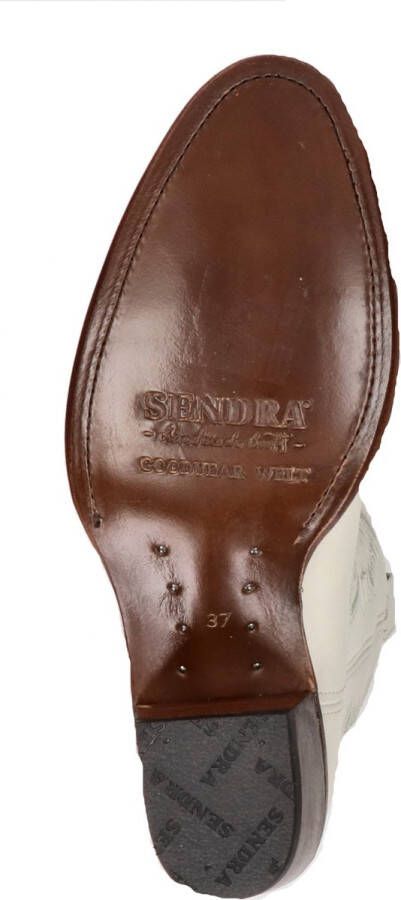 Sendra Debora Flex dames cowboylaars Off White