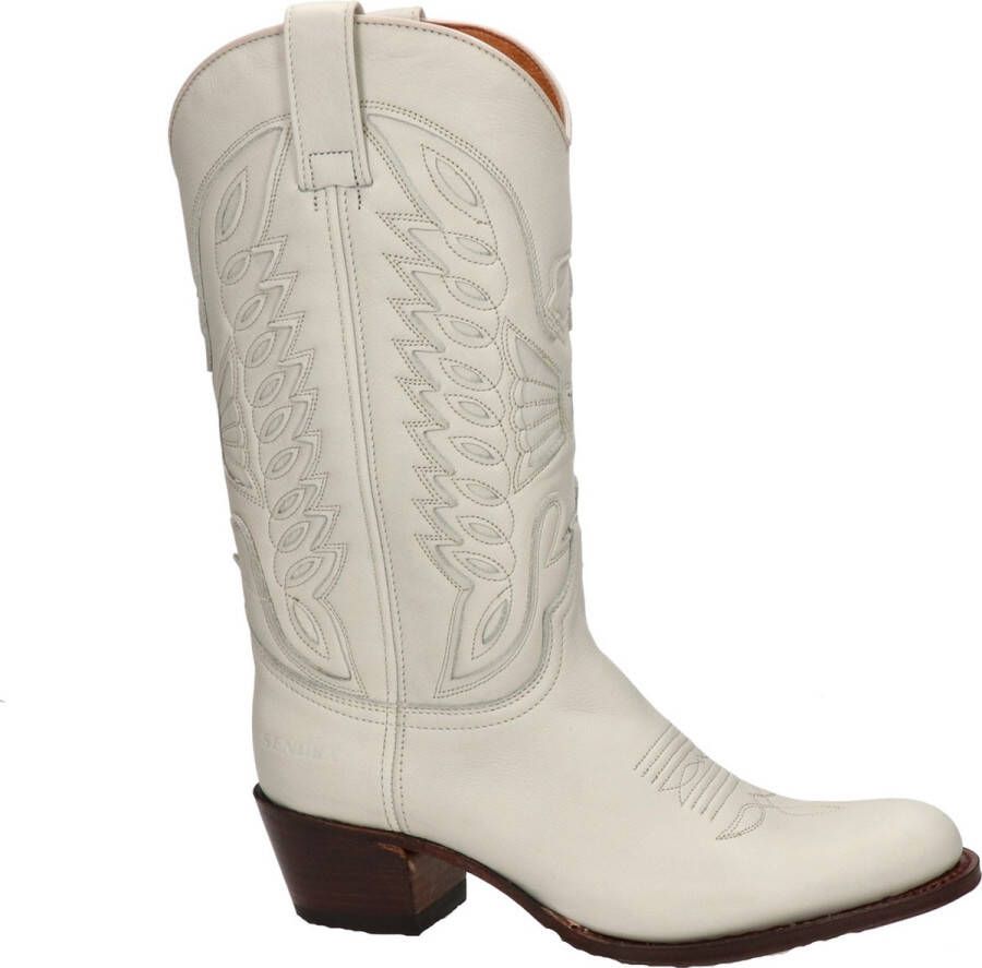 Sendra Debora Flex dames cowboylaars Off White