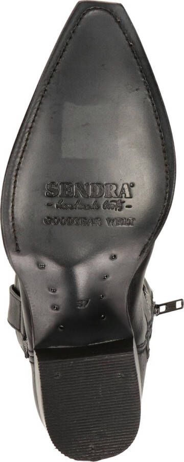 Sendra Judy dames cowboylaars Zwart wit