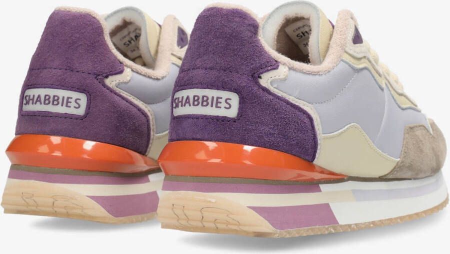 Shabbies Amsterdam 101020335 Sneakers Sand purple offwhite