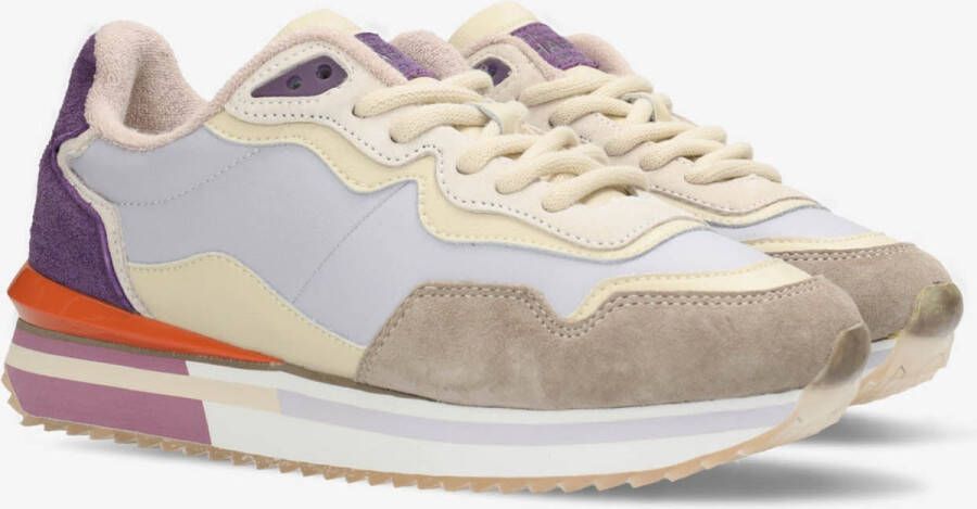 Shabbies Amsterdam 101020335 Sneakers Sand purple offwhite