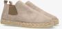 Shabbies Amsterdam Espadrille Elche Chelsea Taupe - Thumbnail 7