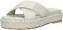 Shabbies Amsterdam 170020339 Sandalens Offwhite - Thumbnail 15