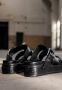 SHABBIES Slippers Dames 170020404 Shs1406 Maat: 37 Materiaal: Leer Kleur: Zwart - Thumbnail 10