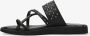 Shabbies Amsterdam Dames Slippers Shabbies Wendy Slipper Black Zwart - Thumbnail 9