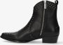 Shabbies Amsterdam Dames Enkellaars Shabbies Wendy Western Black Zwart - Thumbnail 14