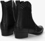 Shabbies Amsterdam Dames Enkellaars Shabbies Wendy Western Black Zwart - Thumbnail 8